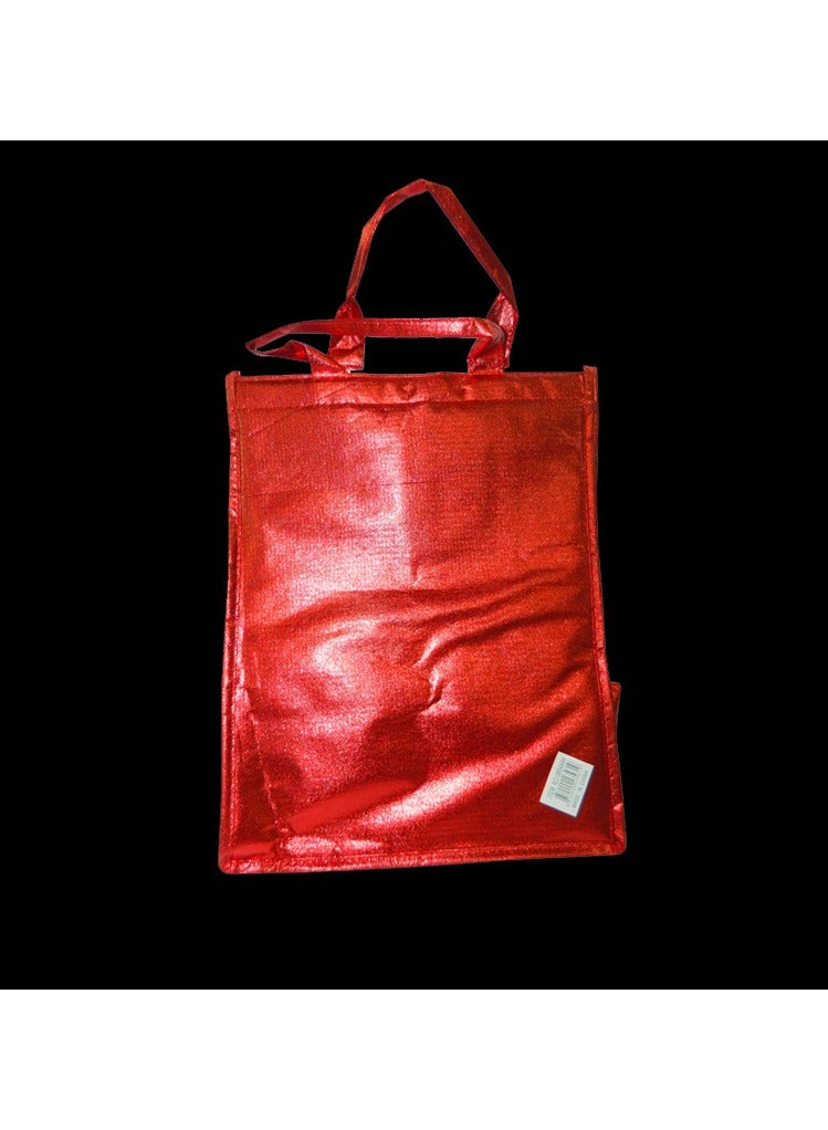 Generic Red Foil Gift Bag 30x40x30 cm Durable and Stylish Gift Bag for Special Occasions Birthdays Holidays and Celebrations Perfect for Large Gifts Party Favors and Elegant Wrapping  - Image 5