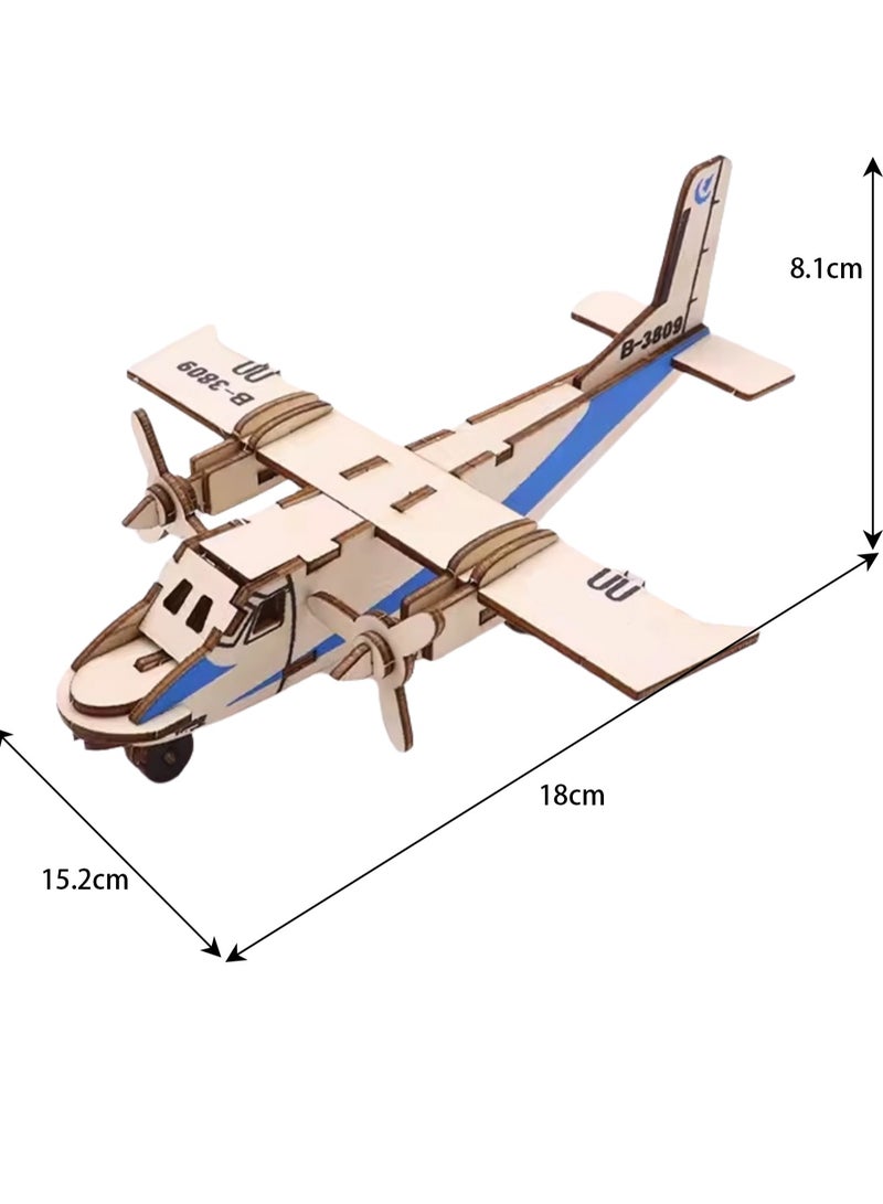 لغز خشبي نموذج ثلاثي الأبعاد لبنات البناء لعبة تجميع الصبي (الناقل) - Image 2