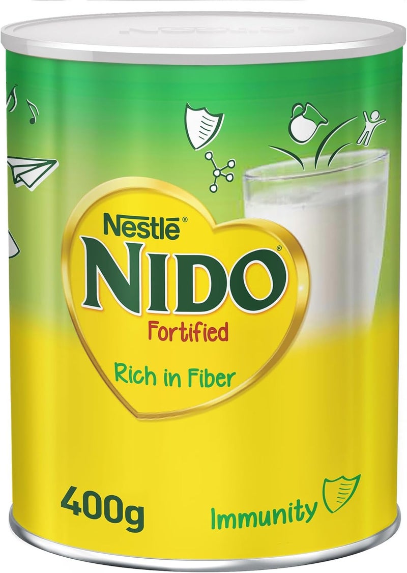 Nido حليب نيدو المدعم من نستله غني بالألياف 400 جرام - Image 1