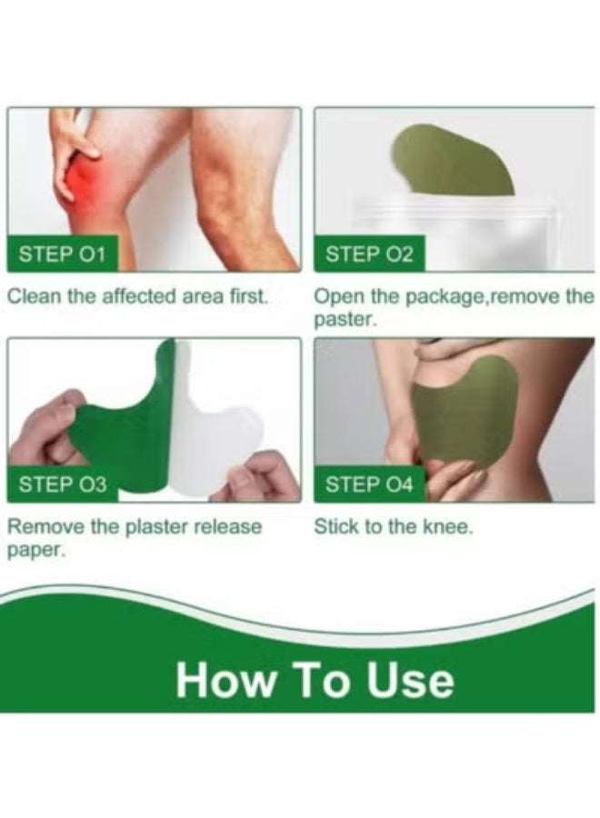 MQ 24 PCS Knee Patches,Pain Relief Patches,Warming Herbal Patches for Knee Patch, Natural Extract Sticker for Knee,Hand, Back, Neck, Shoulder,Chinese Herbal Natural Knee Joint Pain Relief Patch Knee Pain Treatment Plaster and Pads for Knee - Image 4