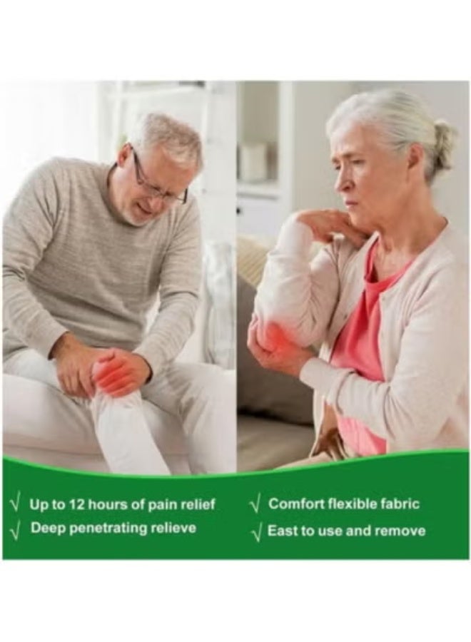 MQ 24 PCS Knee Patches,Pain Relief Patches,Warming Herbal Patches for Knee Patch, Natural Extract Sticker for Knee,Hand, Back, Neck, Shoulder,Chinese Herbal Natural Knee Joint Pain Relief Patch Knee Pain Treatment Plaster and Pads for Knee - Image 3