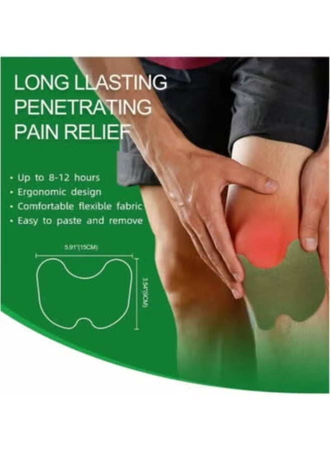 MQ 24 PCS Knee Patches,Pain Relief Patches,Warming Herbal Patches for Knee Patch, Natural Extract Sticker for Knee,Hand, Back, Neck, Shoulder,Chinese Herbal Natural Knee Joint Pain Relief Patch Knee Pain Treatment Plaster and Pads for Knee - Image 2