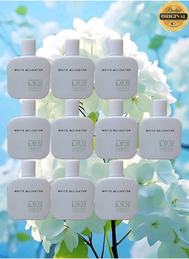 EMYC - 10 Pieces White Alligator Perfume 100ML - Image 1