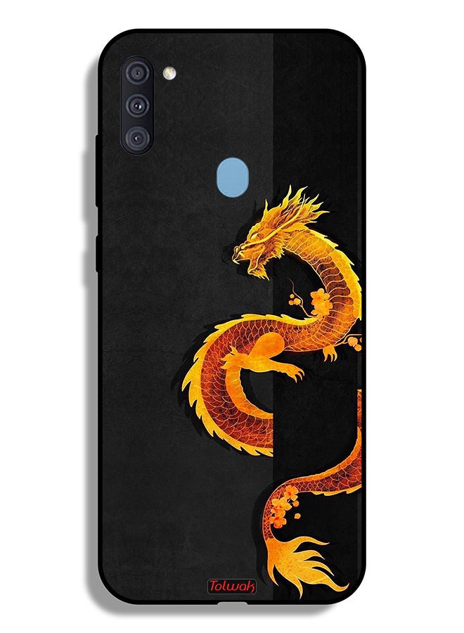 Tolwak Samsung Galaxy A11 Protective Case Cover Dragon Art - Image 1