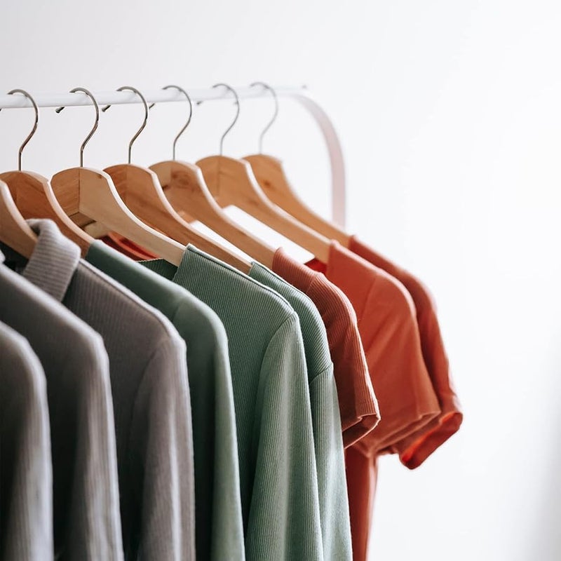 مشبك بنطالين قابل للطي رمادي غير قابل للانزلاق منظف خزانة متعدد الطبقات موفر للمساحة - Image 5