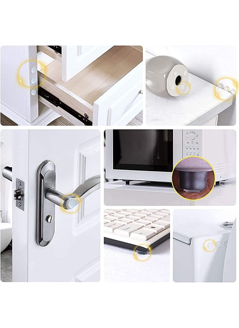Generic Generic Bumpers Clear Cabinet Bumpers Soft Close Cabinet Clear Bumper Dots Rubber Cupboard Door Bumpers, Transparent color, 24 Pcs  - Image 5