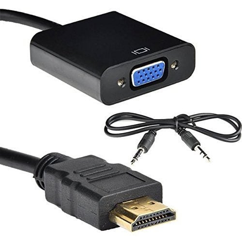 PremiumAV HDMI Male to VGA Female Adapter Cable – 1080p Video Converter for Laptop, PC, Monitor, Projector, HDTV, Graphics Card – Compact Plug & Play Connector (Black) - Image 5