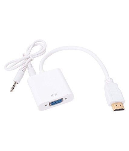 PremiumAV HDMI Male to VGA Female Adapter Cable – 1080p Video Converter for Laptop, PC, Monitor, Projector, HDTV, Graphics Card – Compact Plug & Play Connector (Black) - Image 4