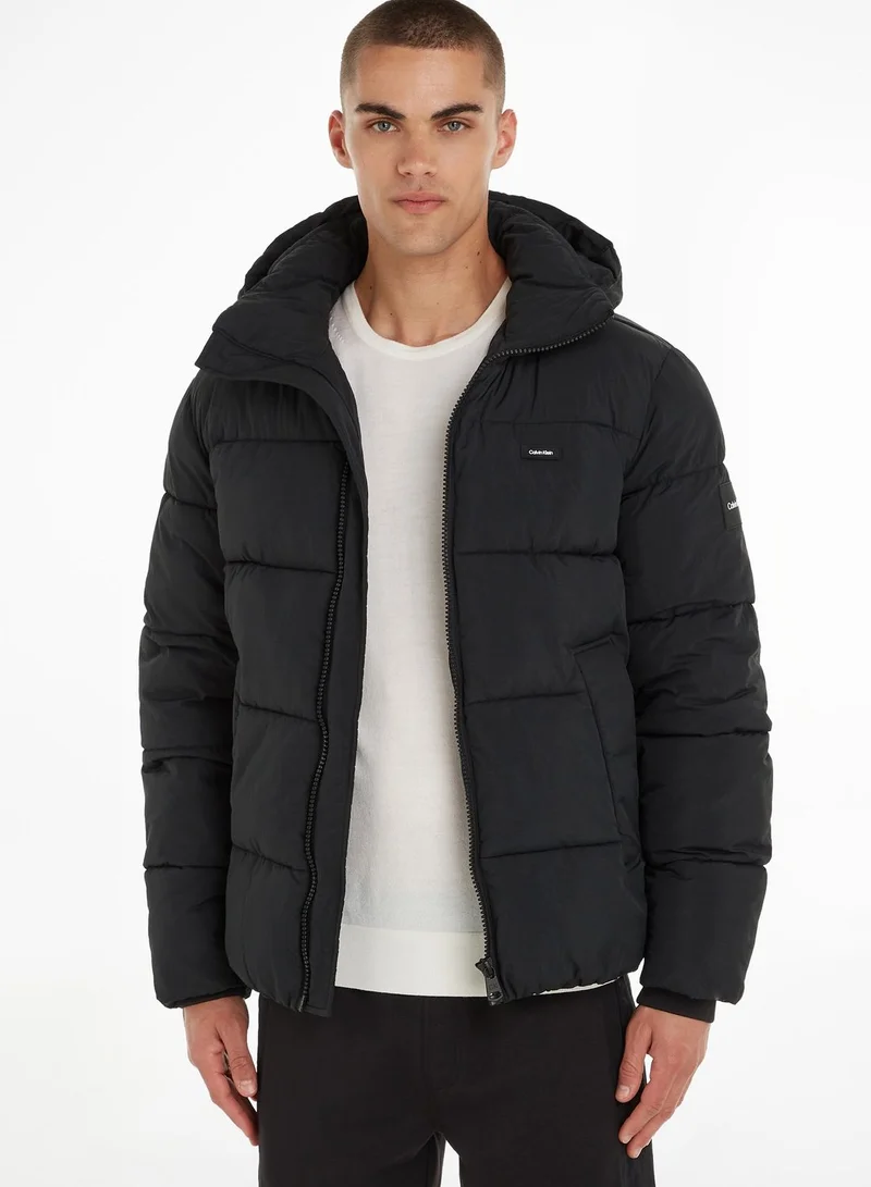 CALVIN KLEIN Essential Crinkle Nylon Quilt Jacket