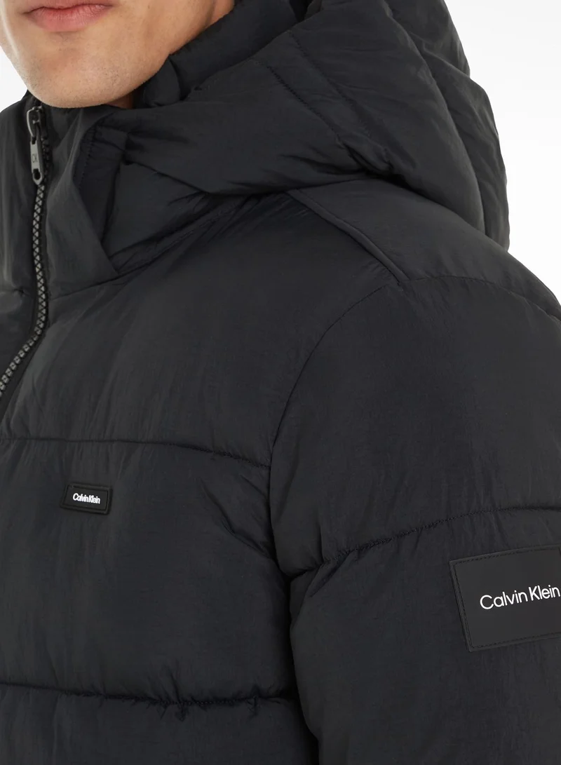 CALVIN KLEIN Essential Crinkle Nylon Quilt Jacket