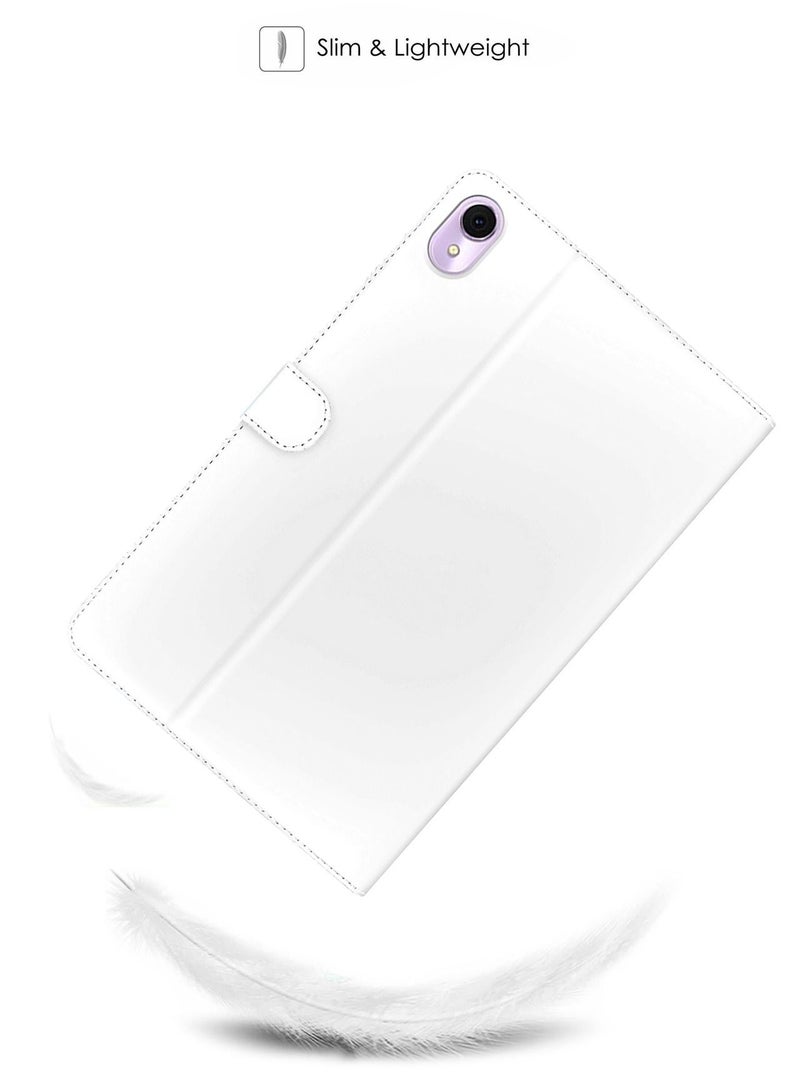 OMAKER High Quality Leather Smart Flip Case Cover With Magnetic Stand For Huawei MatePad 11 2023 11 Inch White  - Image 2