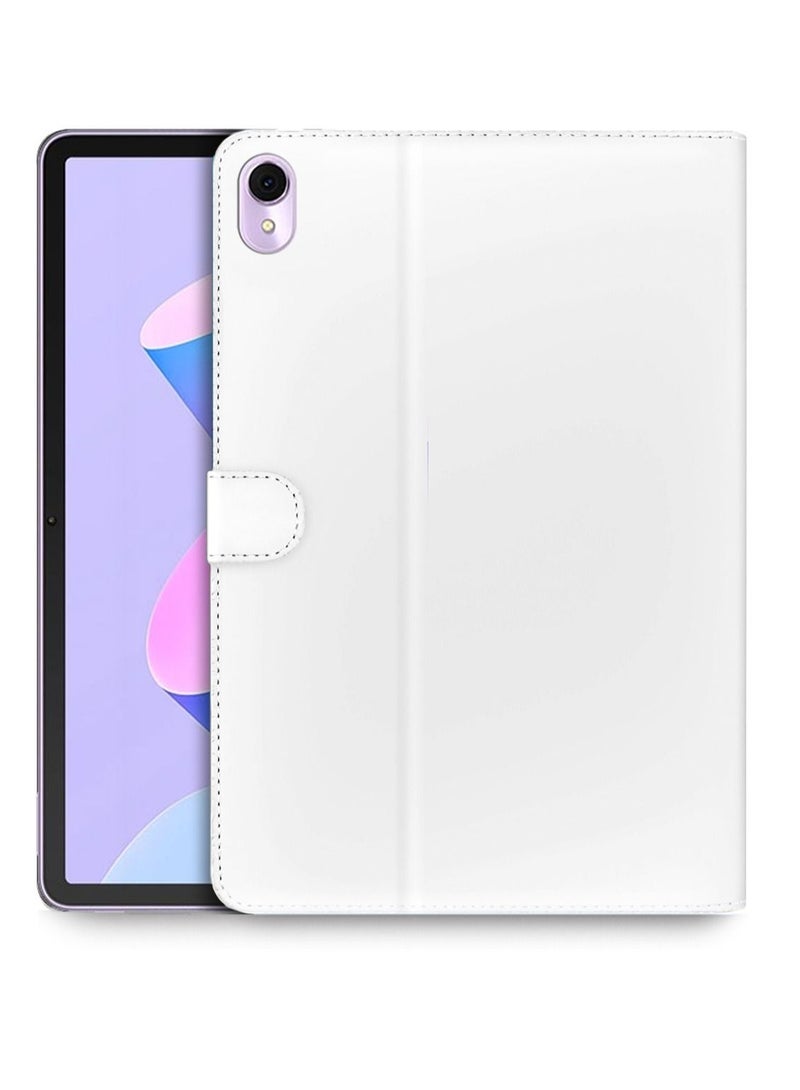 OMAKER High Quality Leather Smart Flip Case Cover With Magnetic Stand For Huawei MatePad 11 2023 11 Inch White  - Image 1