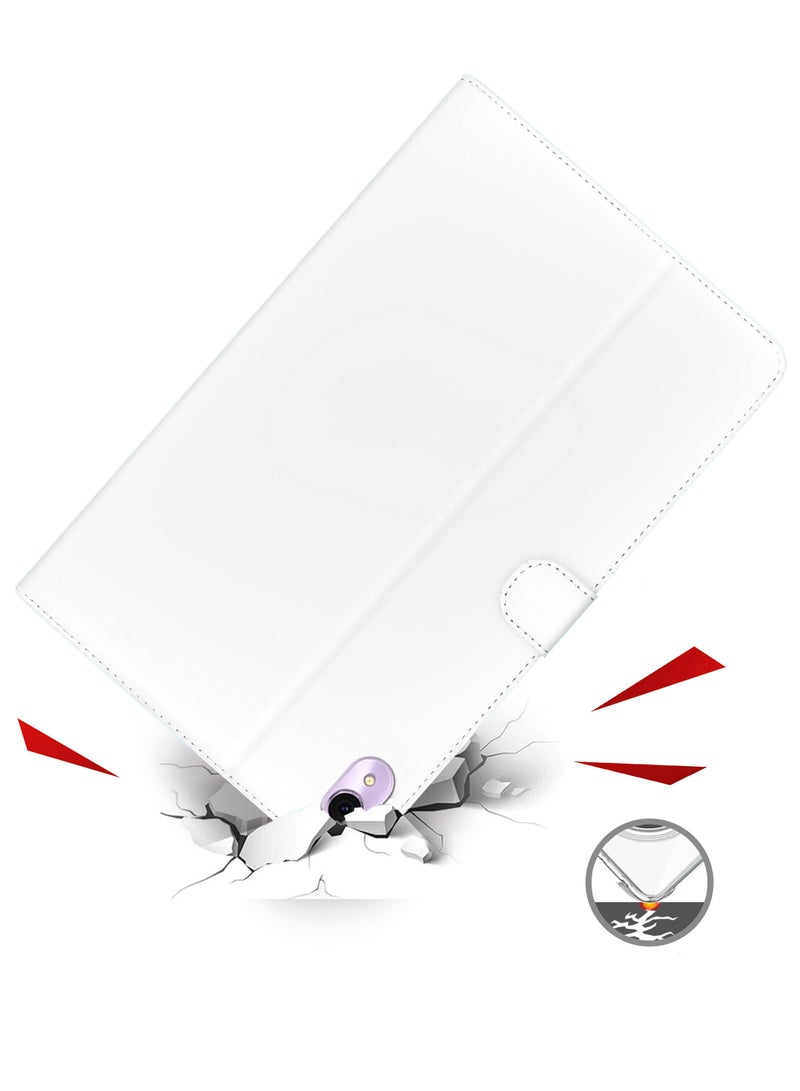 OMAKER High Quality Leather Smart Flip Case Cover With Magnetic Stand For Huawei MatePad 11 2023 11 Inch White  - Image 4