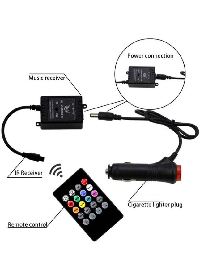 Loquat Car Interior Floor LED Light Strip - Image 2