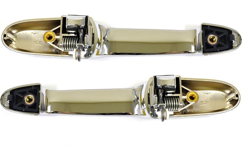 PT Auto Warehouse GM-3312M-QPK Chrome Exterior Door Handle Set - 1 Front Left, 1 Front Right, 1 Rear Left, 1 Rear Right - Image 3