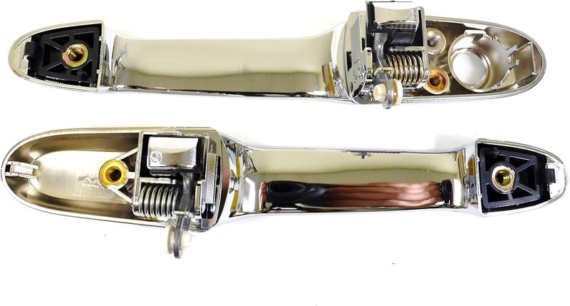 PT Auto Warehouse GM-3312M-QPK Chrome Exterior Door Handle Set - 1 Front Left, 1 Front Right, 1 Rear Left, 1 Rear Right - Image 2