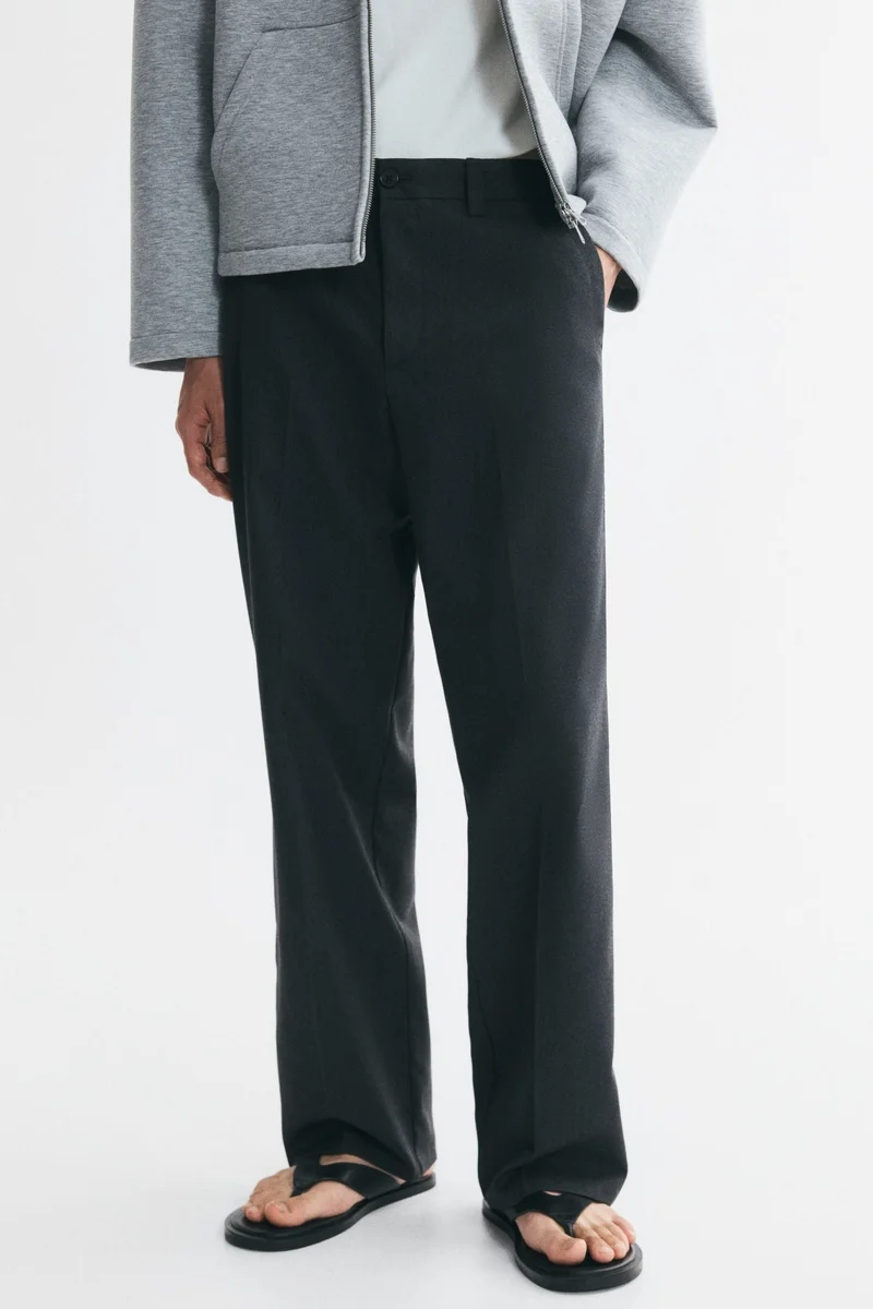 Relaxed Fit Wide tailored trousers