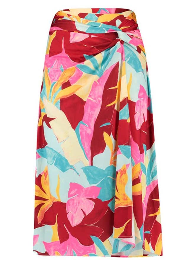 GERRY WEBER Patterned skirt with a tie detail  - Image 5