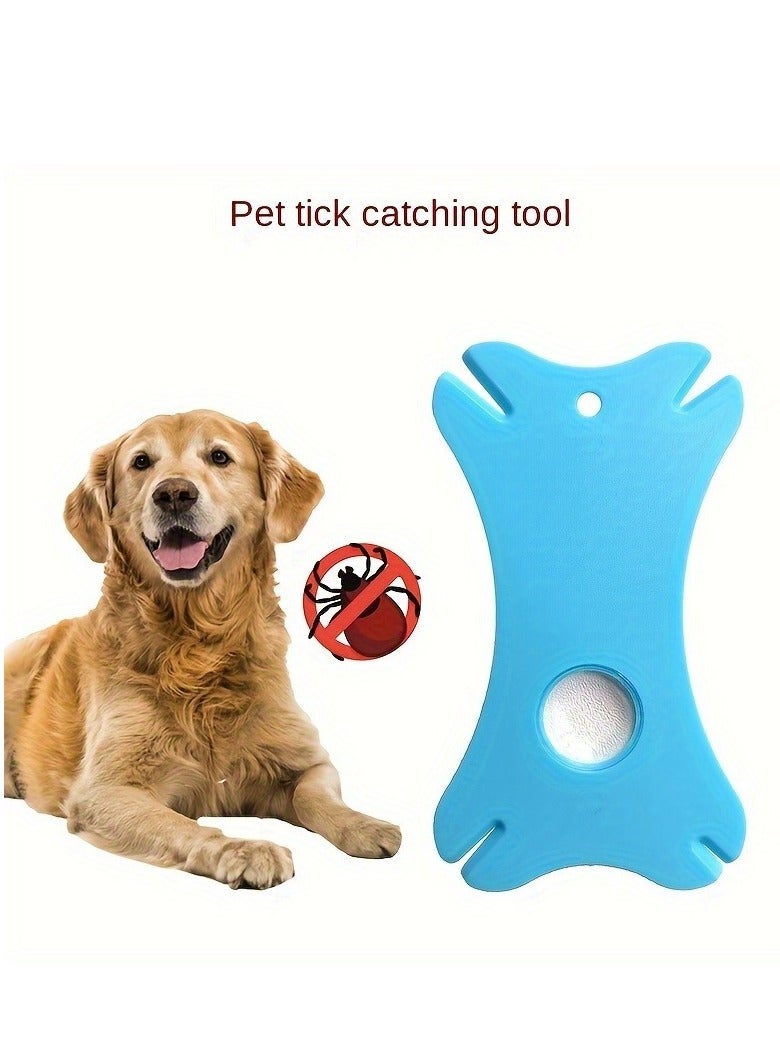 2pcs Pet Tick Remover Card Style Tick Removal Tool Easy to Carry Card Tick Catching with Magnifier for Pets Dogs Cat Tick Remover Tool for People Tick Remover Tool - Image 1