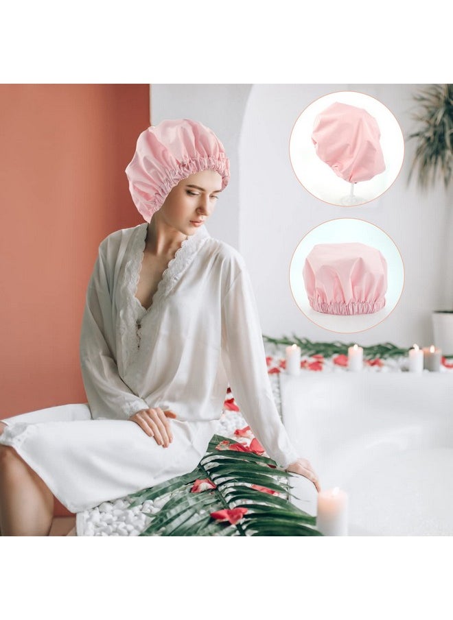 Edoneery - Shower Caps For Women Reusable Waterproof - Image 1