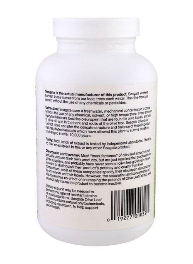 Seagate Olive Leaf Extract Dietary Supplement - 250 Capsules 450 mg - Image 3