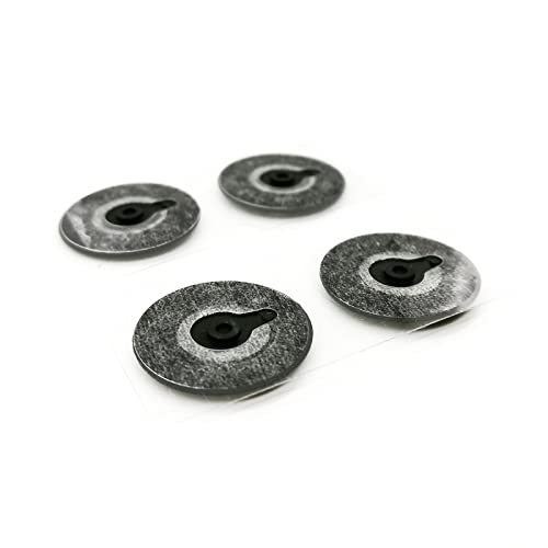 Nockchawon 4 Pcs Bottom Base Rubber Feet Replacement for MacBook Pro Retina A1425 A1502 A1398 13" 15"(Black) - Image 2
