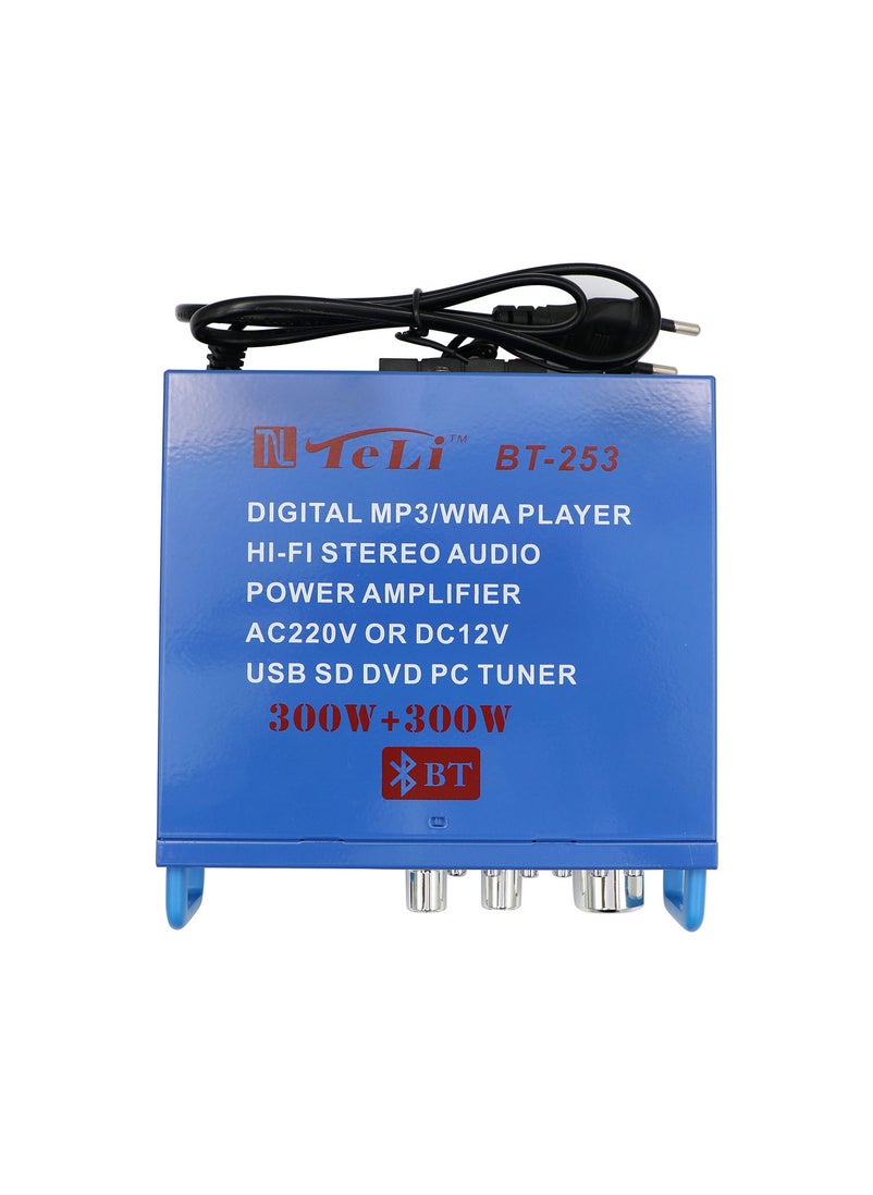 Teli - 2-Channel Stereo Power Amplifier, Blue - Image 1