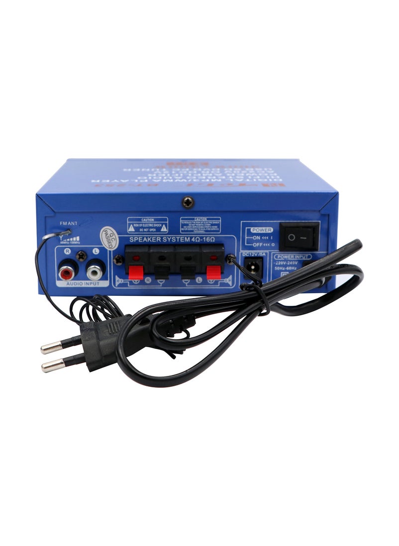 Teli - 2-Channel Stereo Power Amplifier, Blue - Image 1