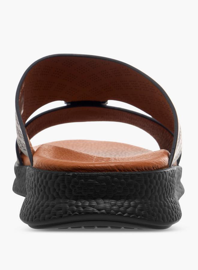 DUCHINI Men Perforated Strap Arabic Sandals - Image 5