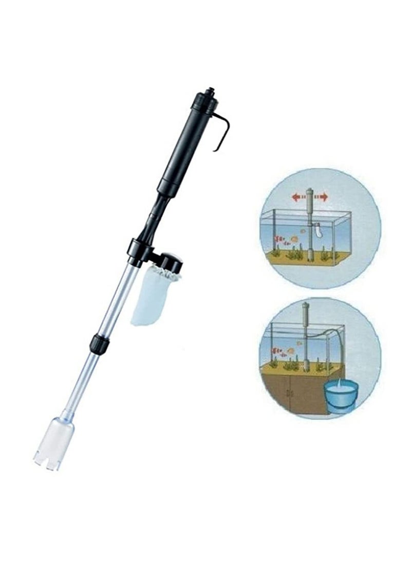 Generic Electric Aquarium Syphon Auto Fish Tank Vacuum Gravel Water Filter Cleaner Washer  - Image 1