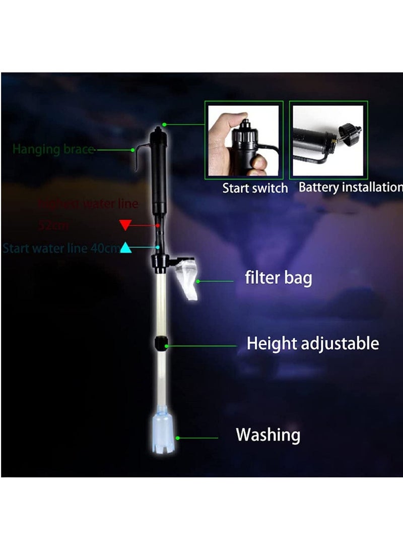 Generic Electric Aquarium Syphon Auto Fish Tank Vacuum Gravel Water Filter Cleaner Washer  - Image 2