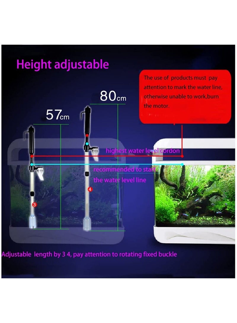 Generic Electric Aquarium Syphon Auto Fish Tank Vacuum Gravel Water Filter Cleaner Washer  - Image 4