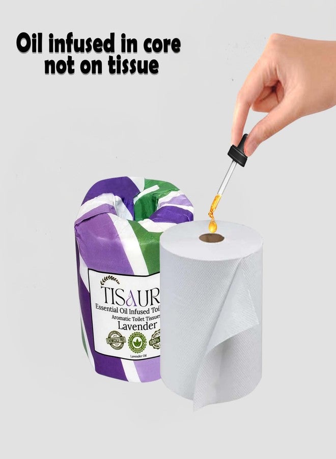 TISAURA Aromatic Scented Toilet Rolls With Bathroom Freshener Combo (Oud,Rosewood,Lavender,Citrus) 2 Ply, 250 Pulls (Pack of 8), 2000 Pulls Total - Luxurious Aroma - Image 5