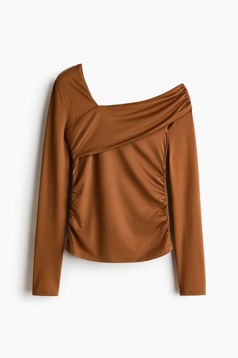 H&M Draped one-shoulder top