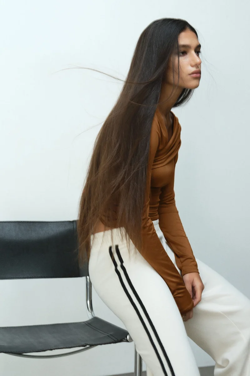 H&M Draped one-shoulder top