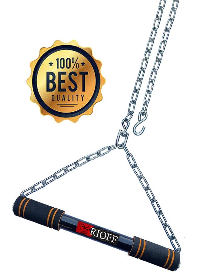 قضيب ريوف® لزيادة الطول بطول 5 أقدام، قضيب سحب منزلي مع سلسلة متينة للغاية، وزن ثقيل (5 أقدام) برتقالي - Image 5