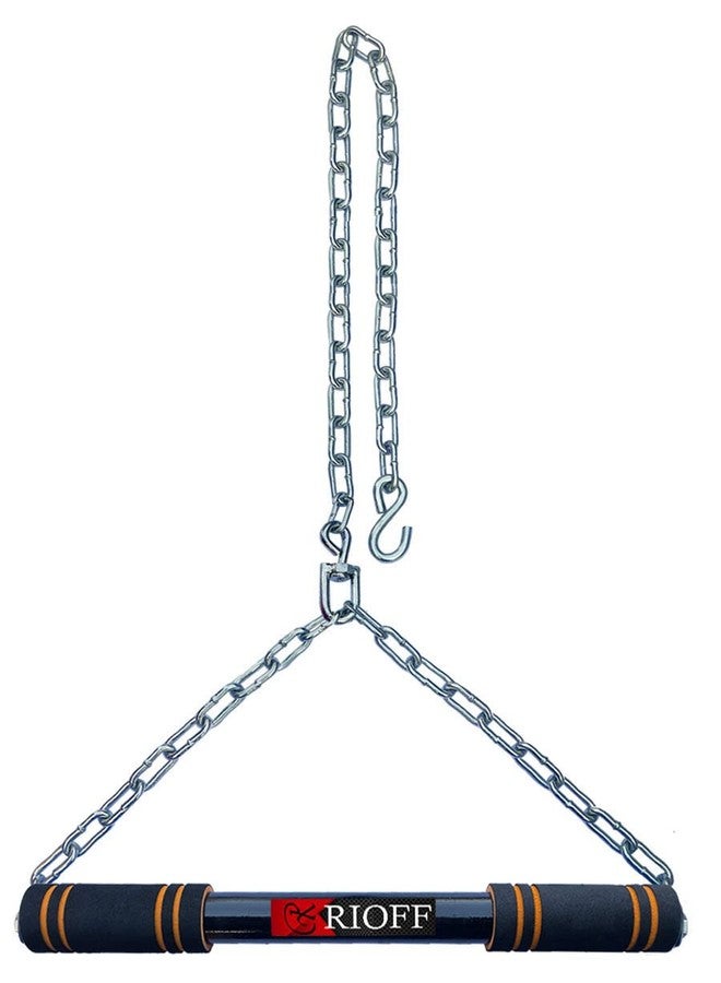 قضيب ريوف® لزيادة الطول بطول 5 أقدام، قضيب سحب منزلي مع سلسلة متينة للغاية، وزن ثقيل (5 أقدام) برتقالي - Image 1