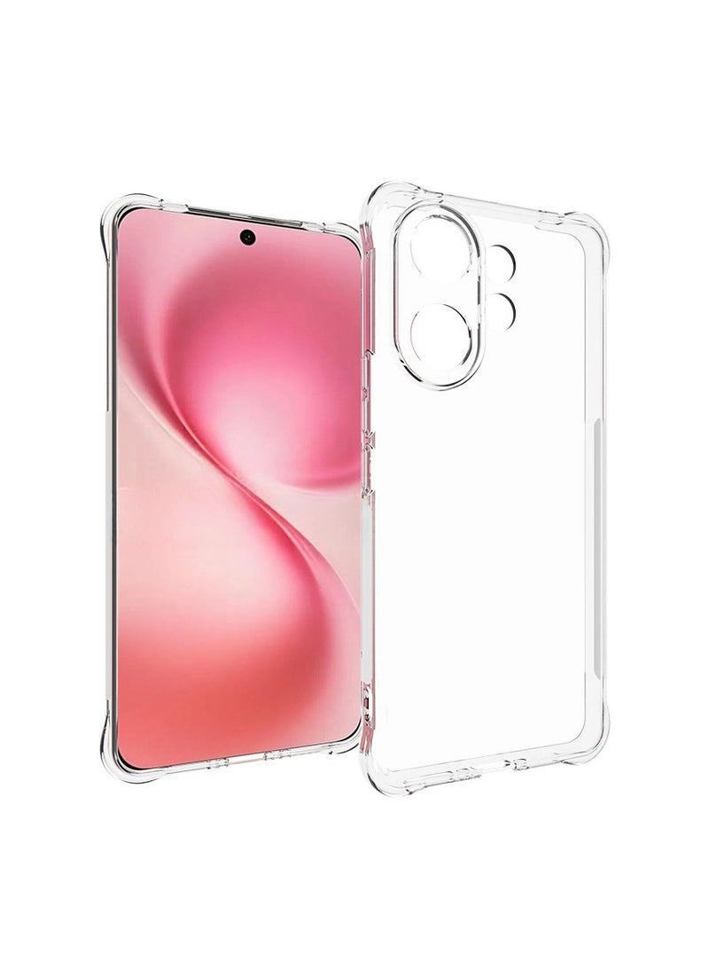 general Suitable for Vivo V60 5G Airbag Phone Case Transparent Shockproof TPU Protective Cover Full Cover Shell - Image 1