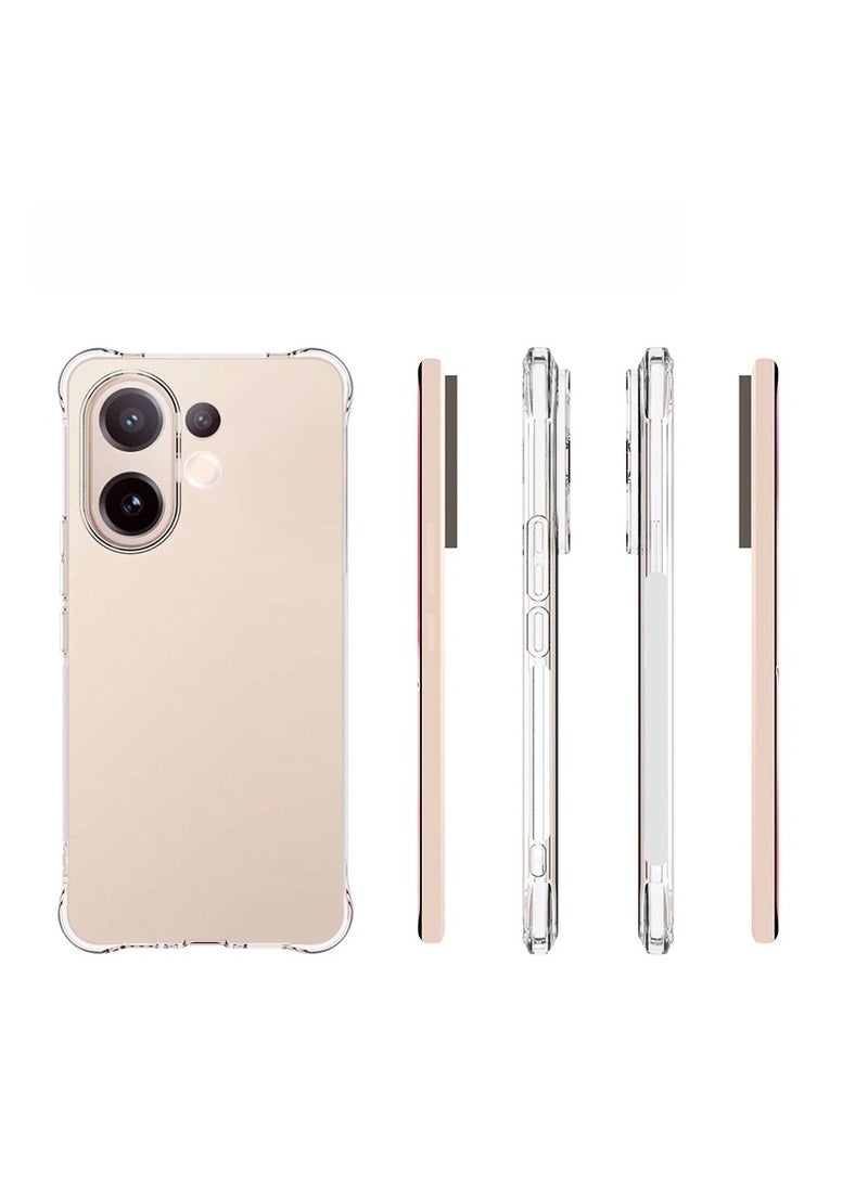 general Suitable for Vivo V60 5G Airbag Phone Case Transparent Shockproof TPU Protective Cover Full Cover Shell - Image 2