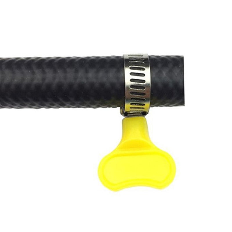 Rana Store Aviz Ave Multifunction Metal Hose Clamp 2 Pack, 3/4 Inch, Yellow - by Rana Store - Image 2