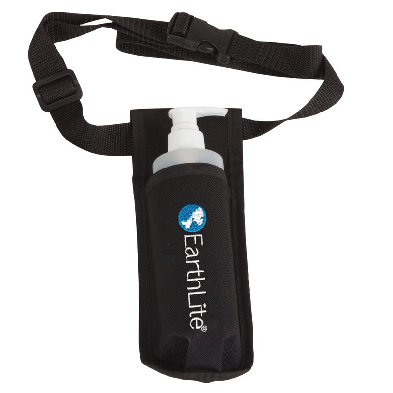 EarthLite Massage Bottle Holster Single Kit - Incl. 1 Bottle, Heavy Duty Strap, Adjustable for Massage Oil & Massage Lotion (1x 8oz) - Image 2