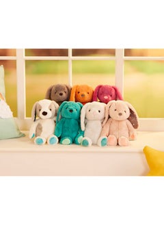 B. Toys B. toys- B. softies- 12" Plush Bunny- Soft & Cuddly Plush Bunny - Huggable Stuffed Animal Rabbit Toy - Washable- Happy Hues- Peppy Mint Bunny- 0 Months +  - Image 2