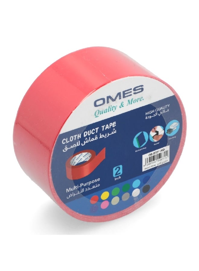 OMES Multi-Purpose High Quality Cloth Duct Tape Red 2 Inch x 22.5 m OS-BT2"-RED - Image 3