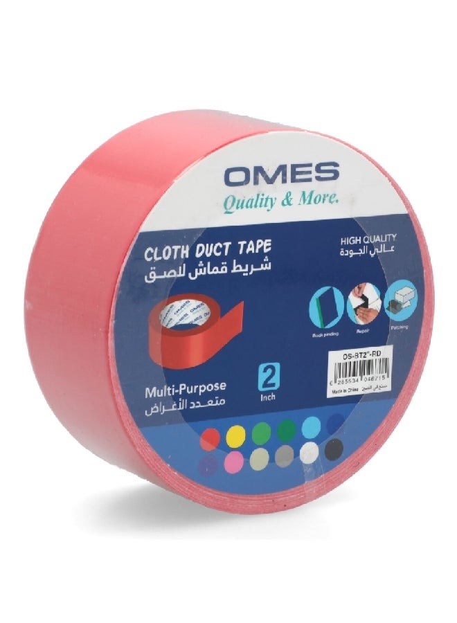 OMES Multi-Purpose High Quality Cloth Duct Tape Red 2 Inch x 22.5 m OS-BT2"-RED - Image 4