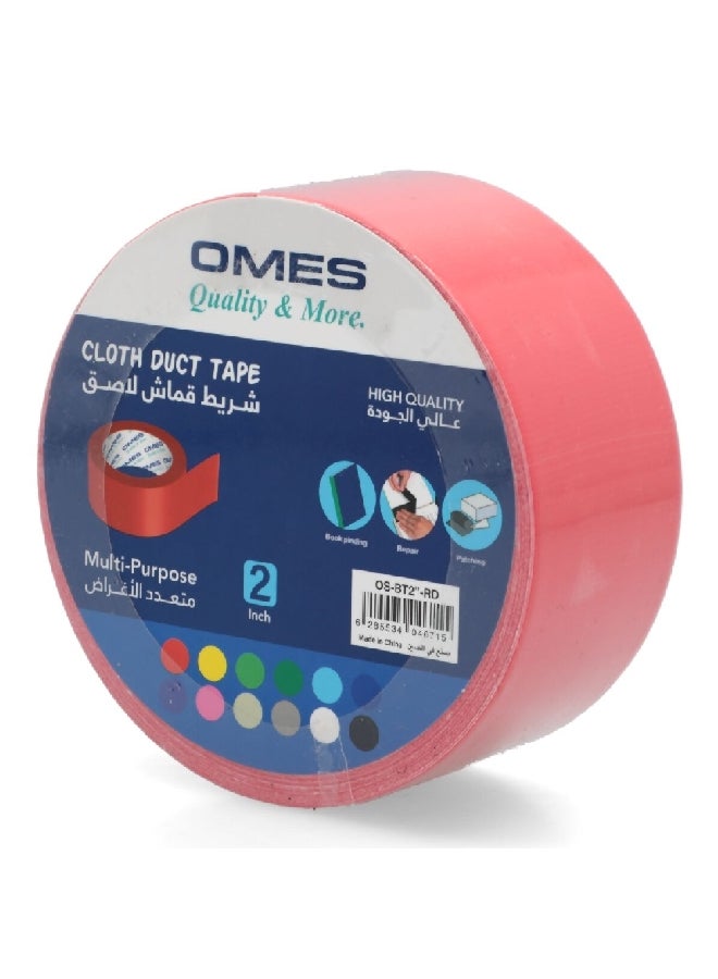 OMES Multi-Purpose High Quality Cloth Duct Tape Red 2 Inch x 22.5 m OS-BT2"-RED - Image 5