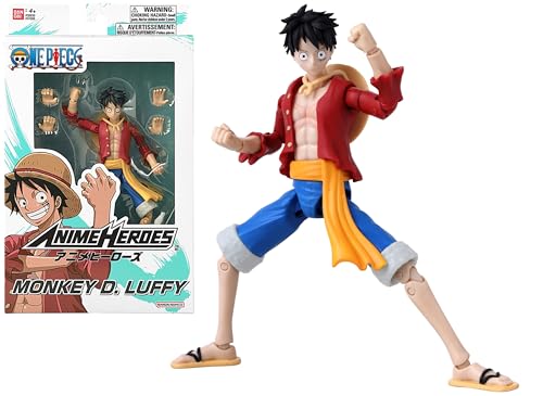 Bandai ONE PIECE Monkey D Luffy Refresh Figurine Anime Heroes 17cm - Image 1