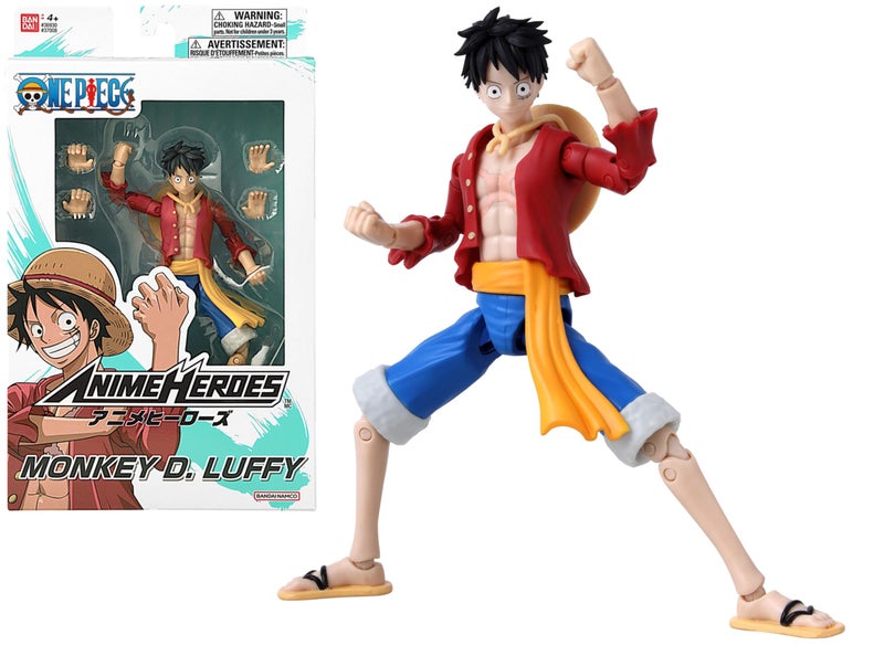 Bandai ONE PIECE Monkey D Luffy Refresh Figurine Anime Heroes 17cm - Image 2