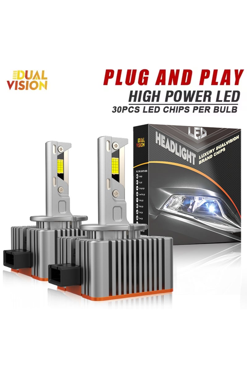 إيروريكس مصابيح أمامية للسيارات D1S D1R 110 واط 6000 كلفن D3S LED D1S متوافقة مع نظام كانبوس D2S D4S D5S D8S LED HID D1R D2R D3R - Image 1