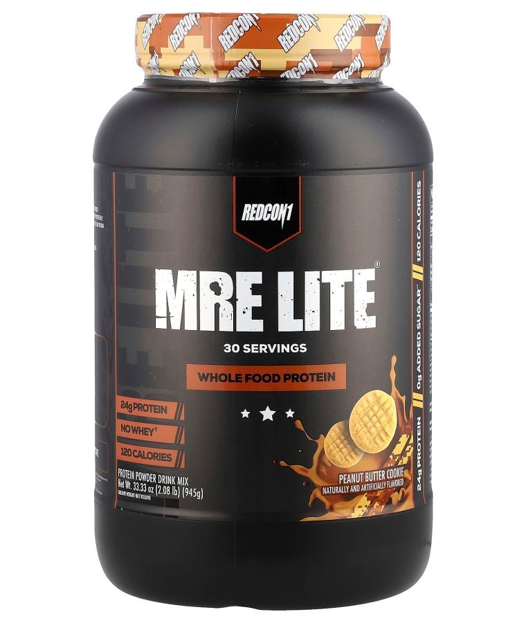 REDCON1 MRE Lite® Whole Food Protein Powder Peanut Butter Cookie 2.08 lb (945 g)