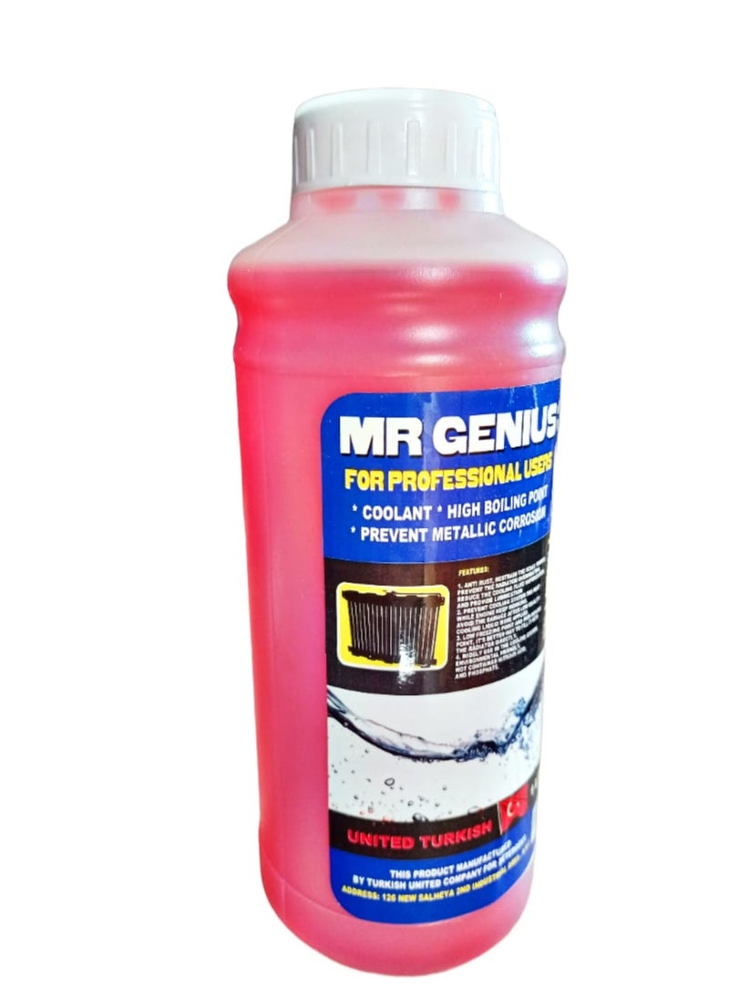 MR Genius 308 Radiator water MR.GENIUS RED 1L  - Image 2